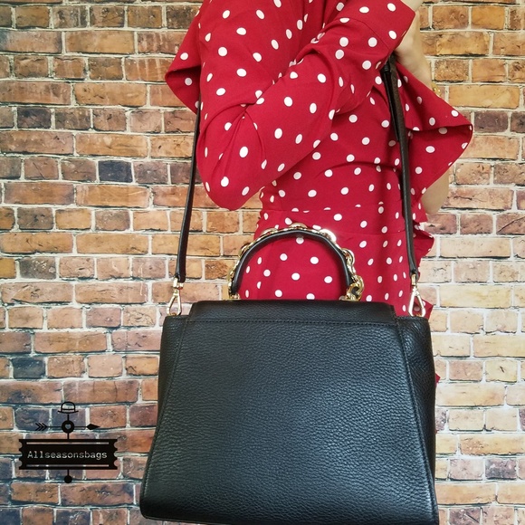 Kate spade kim murray black crossbody satchel bag - Picture 4 of 8